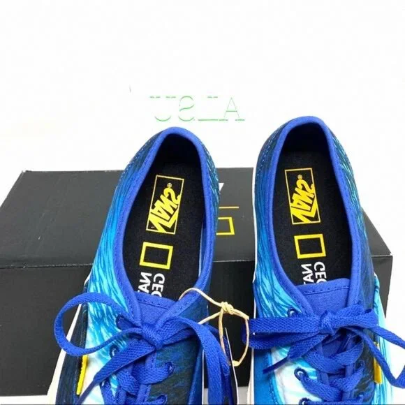 💖MEGA SALE💖VANS National Geographic Shoes Era Blue Women's VN0A2Z5I002 6 | 5.5 - Picture 6 of 13